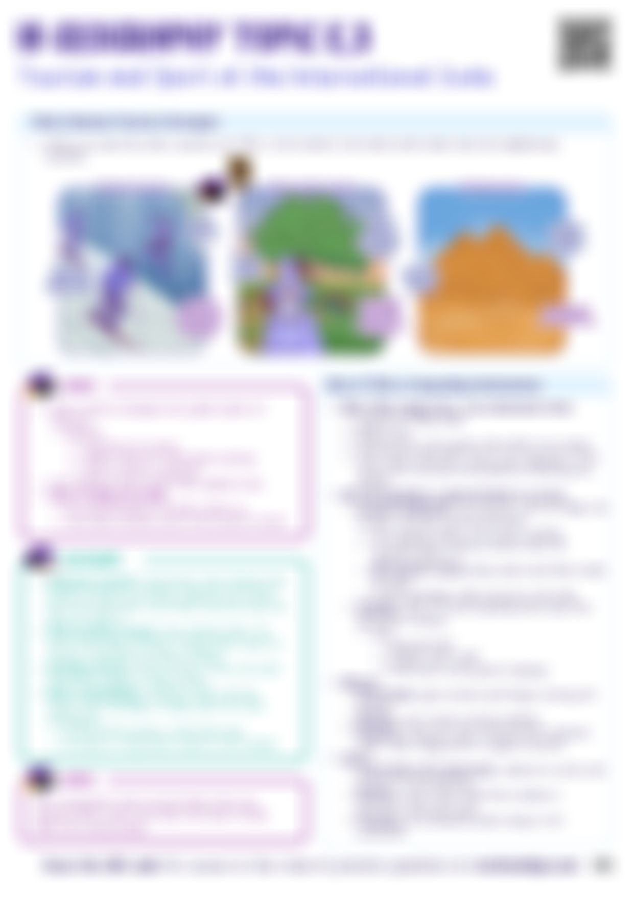 IB GEO E.3 Cheatsheet — cheatsheet preview