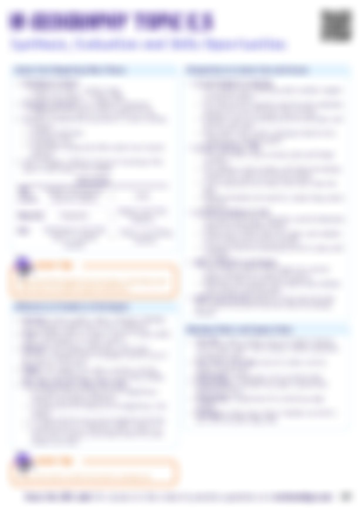 IB GEO E.5 Cheatsheet — cheatsheet preview