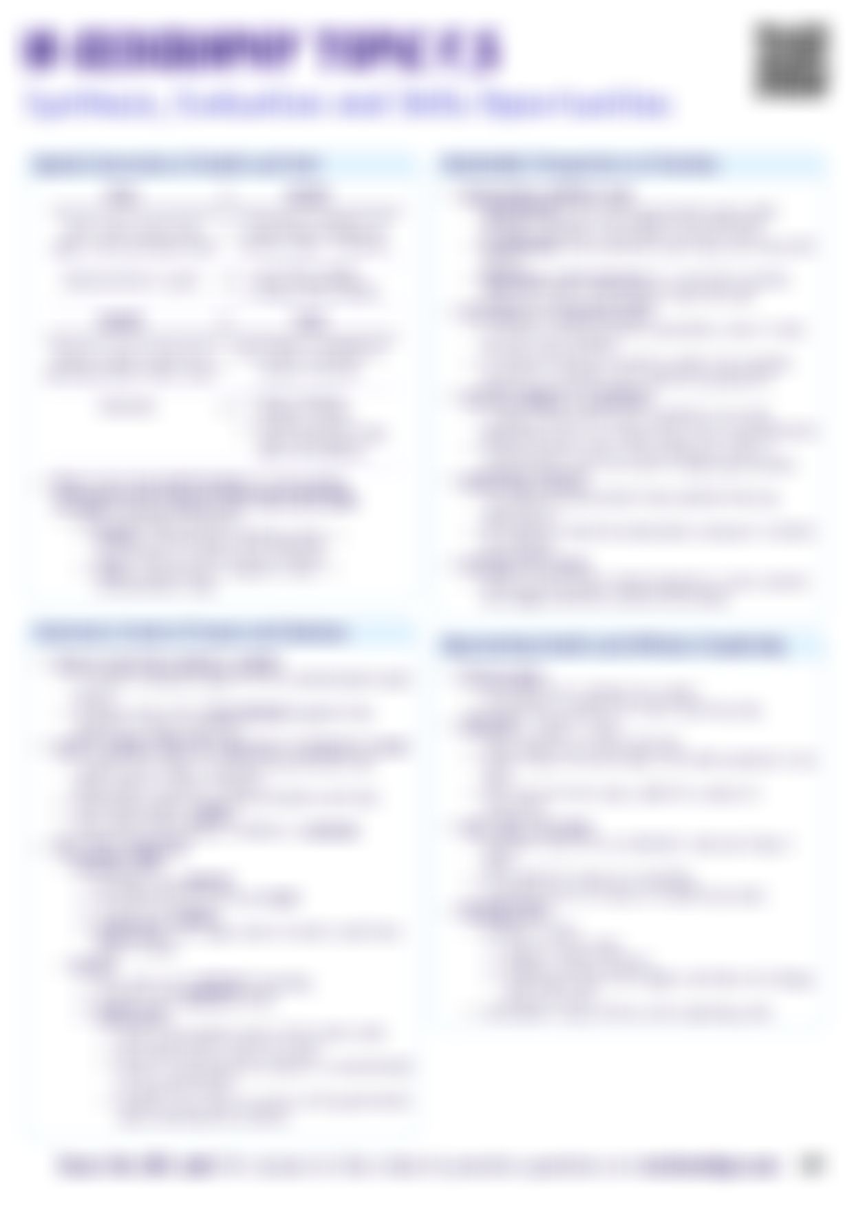 IB GEO F.5 Cheatsheet — cheatsheet preview